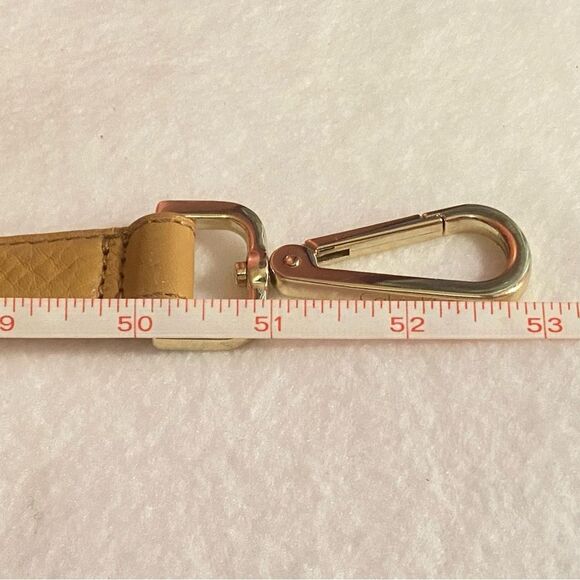 CALVIN KLEIN Nude CROSSBODY LEATHER HANDBAG STRAP - Picture 6 of 6